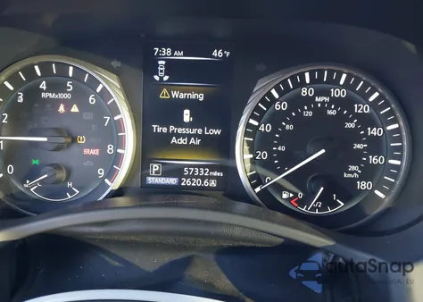 2022 Infiniti Q50 Red Sport 400 z USA, uszkodzony, nr VIN JN1FV7DP5NM370178